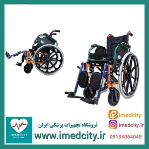 ویلچر ارتوپدی جی تی اس مدل 980AC-35