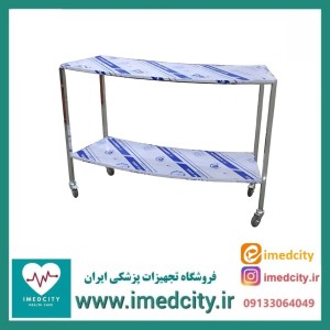 میز منحنی پزشک‌آرا طول ۱۳۰ سانتی‌متر