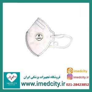 ماسک تنفسی N95 سپاس مدل پنج لایه کربن دار سوپاپدار FFP2 8226