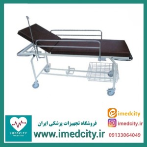 تخت ریکاوری ساده زیر سر هندل‌ دار پزشک‌ آرا