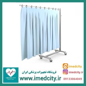 پاراوان تلسکوپی پزشک آرا با فریم فلزی سبک‌ وزن