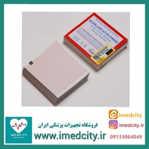 کاغذ نوار قلب کتابی TGS شیلر با ابعاد ۸۰×۷۰ میلی‌متر