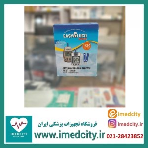 نوار تست قند خون  ایزی گلوکو بسته 50 عددی کره ای کد C16