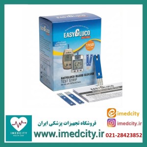 نوار تست قند خون  ایزی گلوکو بسته 50 عددی کره ای کد C16