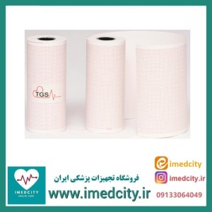 کاغذ نوار قلب رولی TGS شطرنجی 10.5 سانتی‌متر