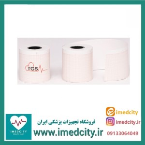 کاغذ نوار قلب رولی TGS حرارتی 48 سانتی‌متر