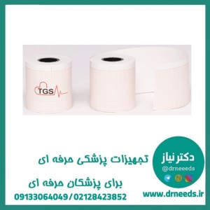 کاغذ نوار قلب رولی TGS حرارتی 48 سانتی‌متر