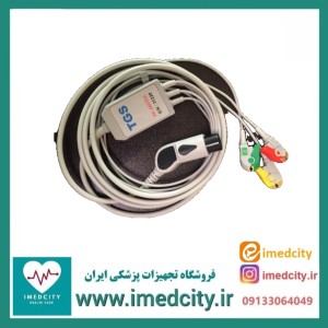 کابل ECG الکتروشوک TGS سه لید سازگار با Zoll