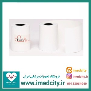 کاغذ رولی سفید نوبت‌دهی TGS با عرض 8 سانتی‌متر