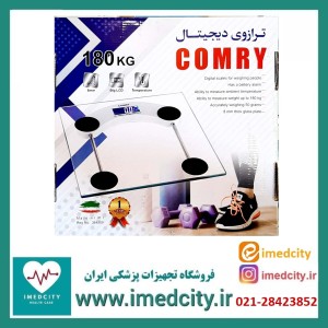 ترازو دیجیتال کمری (comry) شفاف عمده 10 عددی