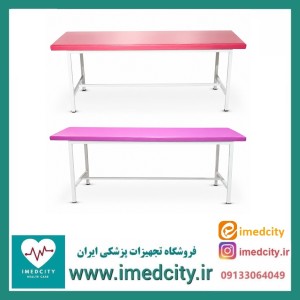 تخت معاینه پایه ثابت پزشک‌ آرا مدل ساده