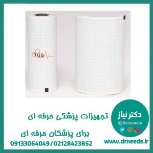 کاغذ نوار قلب رولی TGS داوینسا با مارکر سنسور ۱۲ سانتی‌متر