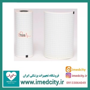 کاغذ نوار قلب رولی TGS داوینسا با مارکر سنسور ۱۲ سانتی‌متر