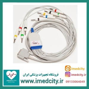 کابل ۱۰ لید TGS نیهون کدن با اتصال مقاوم و انتقال دقیق سیگنال قلب