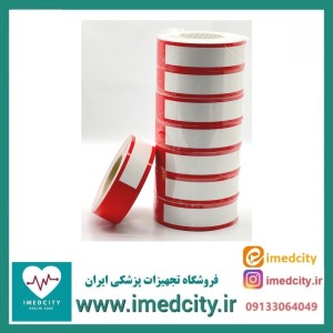 دستبند شناسایی بیمار بزرگسال طب گستر صدرا با هشدار آلرژی BS قرمز