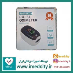 پالس اکسیمتر انگشتی LK89 با نمایشگر دیجیتال و قابلیت اندازه‌گیری SpO2 و ضربان قلب
