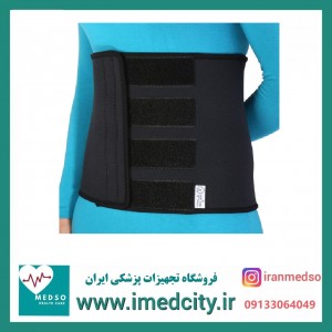 شکم بند لاغری ورزشی نئوپرن با کش دوبل طب و صنعت کد ۶۲۱۰۰