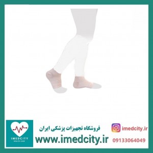 جوراب واریس طب و صنعت مدل با کف - زیر زانو (کوتاه) AB 70000