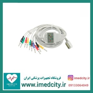 کابل دستگاه نوار قلب (کابل ECG) معمولی ساخت چین