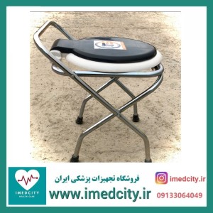 توالت فرنگی توان صنعت مدل تاشو سفری با قیف