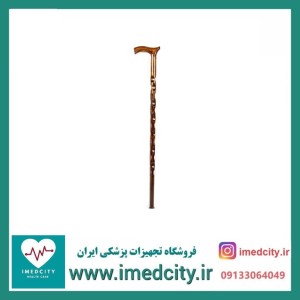 عصا لردی چوبی طرح دار