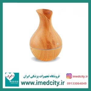 دستگاه بخور سرد Mini USB طرح کوزه ای چوبی
