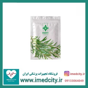 ماسک صورت ورقه ای عصاره چای سبز دیگنیتی مناسب پوست دارای آکنه