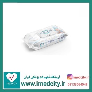 دستمال مرطوب کودک دلفین مدل gift بسته 60 عددی