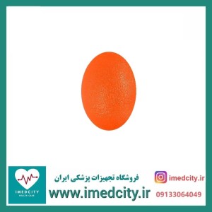 توپ ژله ای تقویت مچ و انگشت نارنجی با مقاومت 20 کیلوگرم