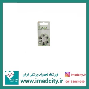 باتری سمعک شماره 13 اکو eco بسته 6 عددی