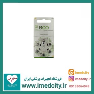 باتری سمعک شماره 10 اکو eco بسته 6 عددی