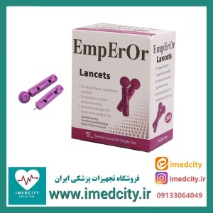 سوزن تست قند خون چهار پر امپرور 100 عدد Emperor