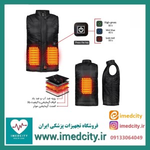 جلیقه حرارتی گرماطب مدل GT6 (با کنترل دیجیتال سه حالته)