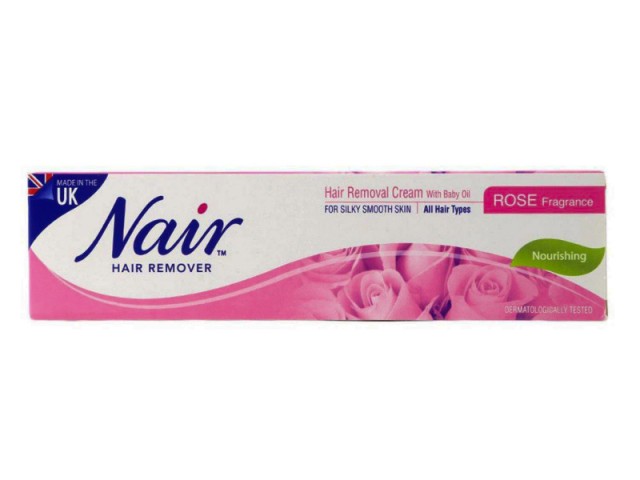 کرم موبر نیر(nair) با اسانس گل رز