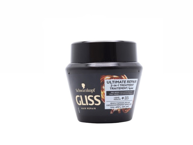 ماسک مو ترمیم کننده گلیس مشکی مدل Ultimate Repair