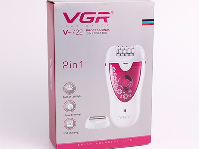 اپیلاتور دو کاره وی جی ار مدل V-722