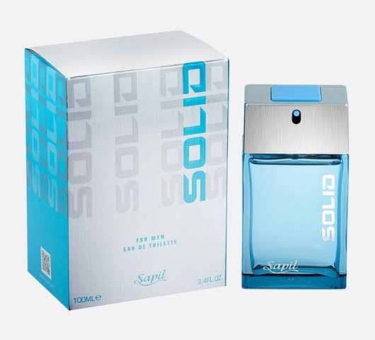 ادکلن مردانه سولید Sapil Solid for men حجم 100 میل ا Eau De Toilette Sapil Solid for men 100ml