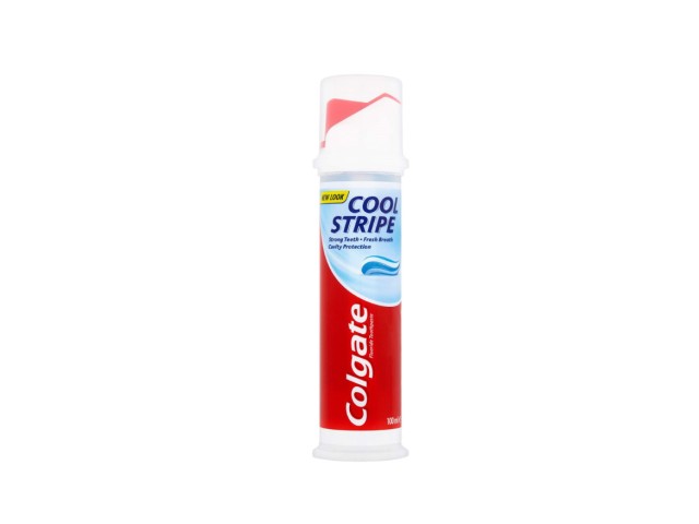 خمیر دندان پمپی کولگیت سفید کننده روزانه مدل Colgate COOL STRIPE