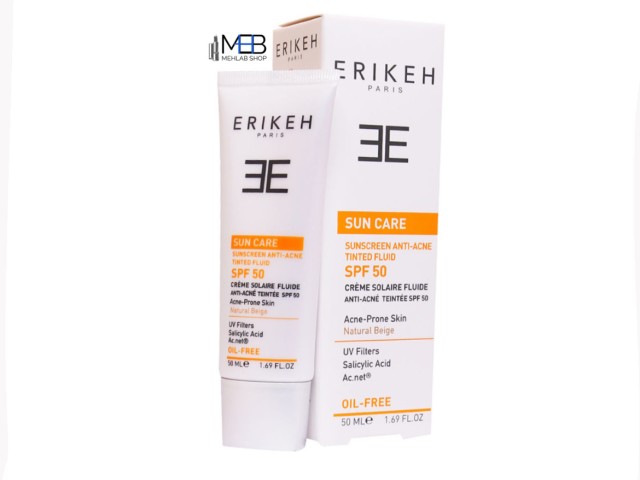 فلوئید ضد آفتاب و ضد جوش SPF50 اریکه