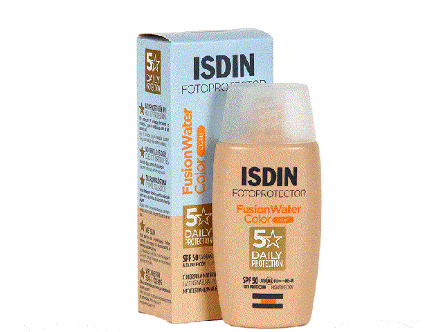 ضد آفتاب رنگی فیوژن واتر ایزدین SPF 50