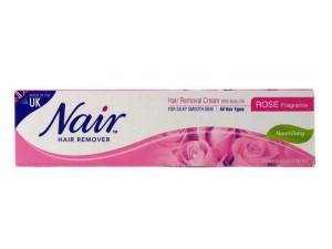 کرم موبر نیر(nair) با اسانس گل رز