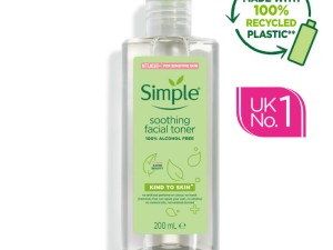 تونر سیمپل مدل Soothing Facial Toner Kind to Skin حجم 200 میل