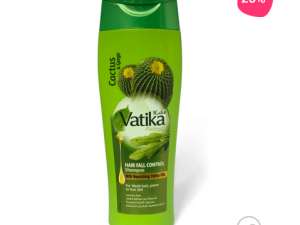 شامپو تقویت کننده مغذی موی کاکتوس واتیکا اورجینال  Vatika Cactus Gergir Hair Fall Control Shampoo 400ml