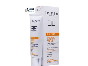فلوئید ضد آفتاب SPF50 اریکه مناسب پوست چرب و مختلط