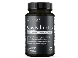 مکمل تقویت مو سائوپالمتو افترایو Afterave Essential Saw Palmetto Supplement