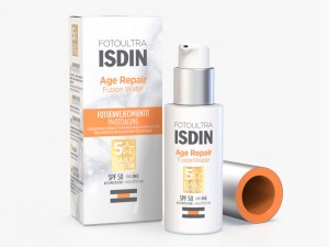 ضد آفتاب ضد چروک بی رنگ فیوژن واتر ایزدین Isdin Fotoultra Age Repair Spf50 50ml