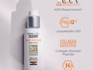 ضد آفتاب ضد چروک بی رنگ فیوژن واتر ایزدین Isdin Fotoultra Age Repair Spf50 50ml