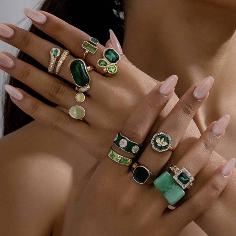 انگشترهای سبز