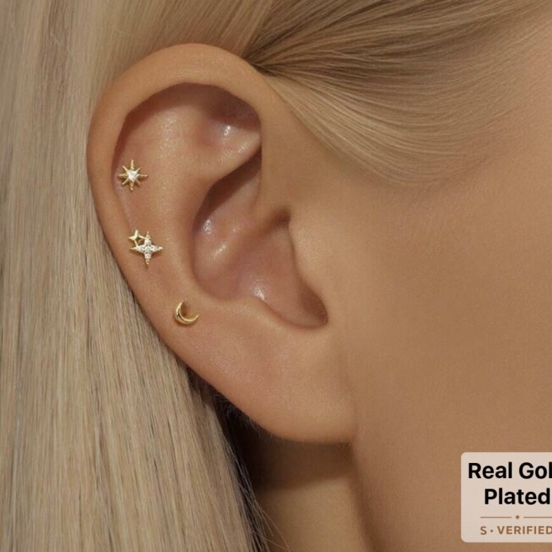 گوشواره میخی