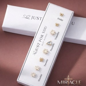 گوشواره پروانه و گل